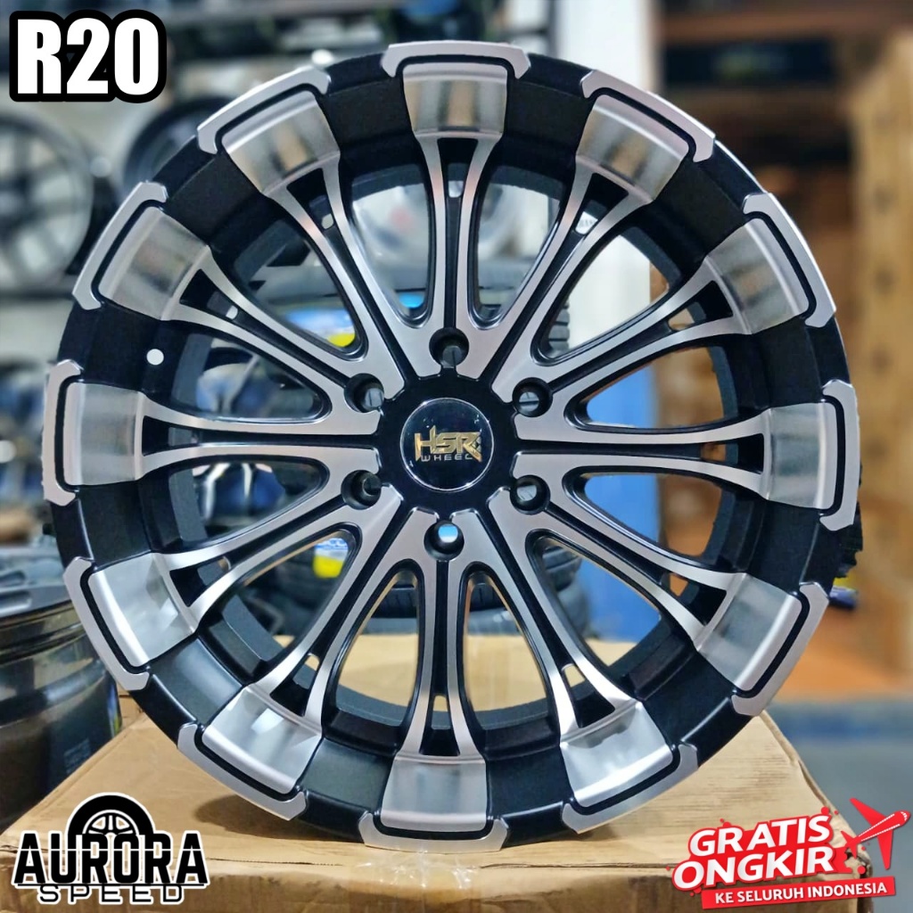 Velg celong HSR BLUEGRAIN R20 untuk mobil Pajero Fortuner Hilux Triton Ranger Dmax Everest ring 20