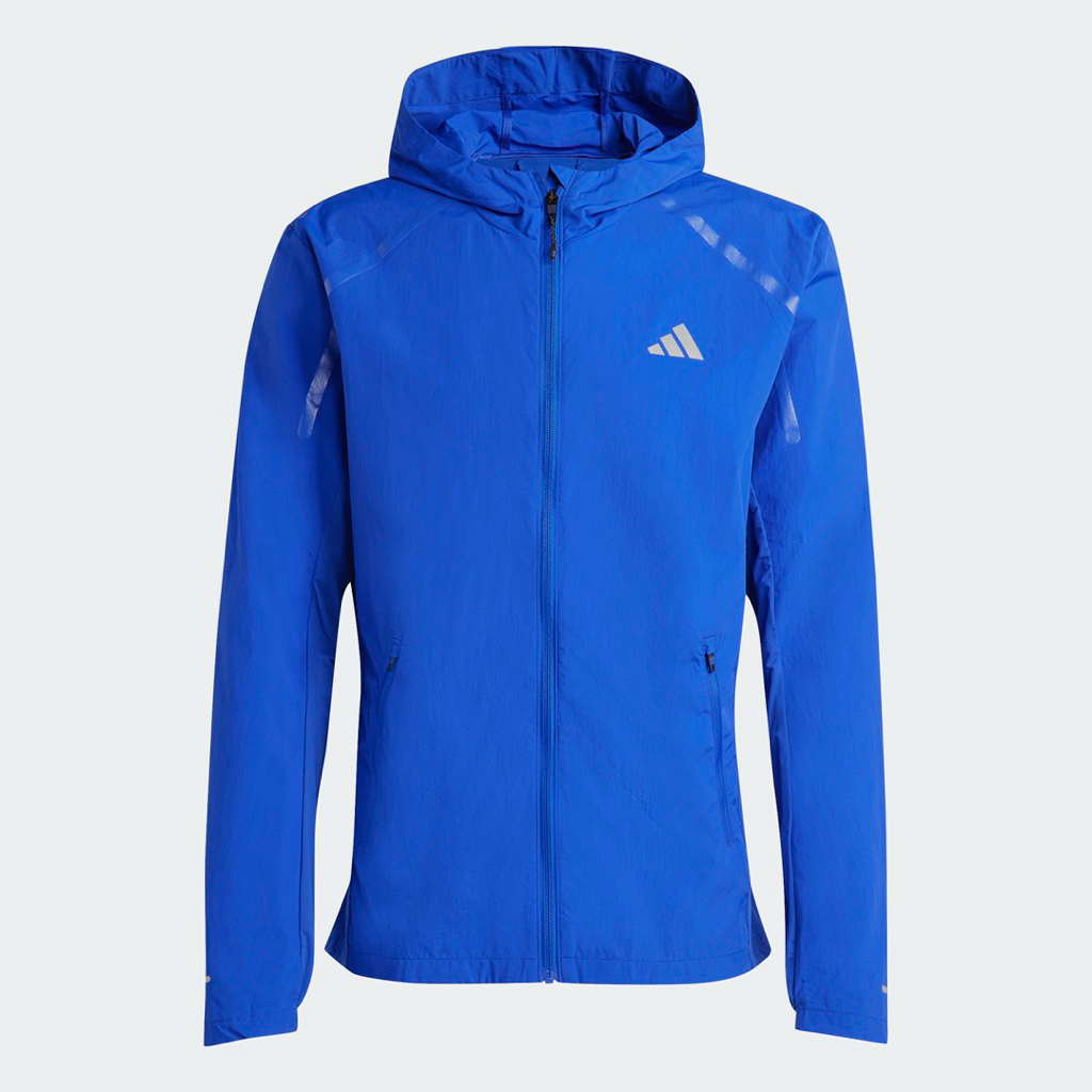 Adidas Marathon Warm-Up Running Jacket Blue Original