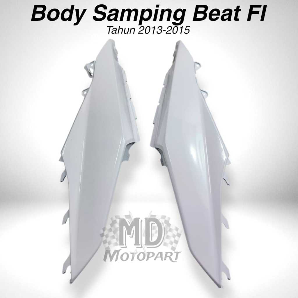 Body Samping Beat FI 2013-2015 Warna Putih