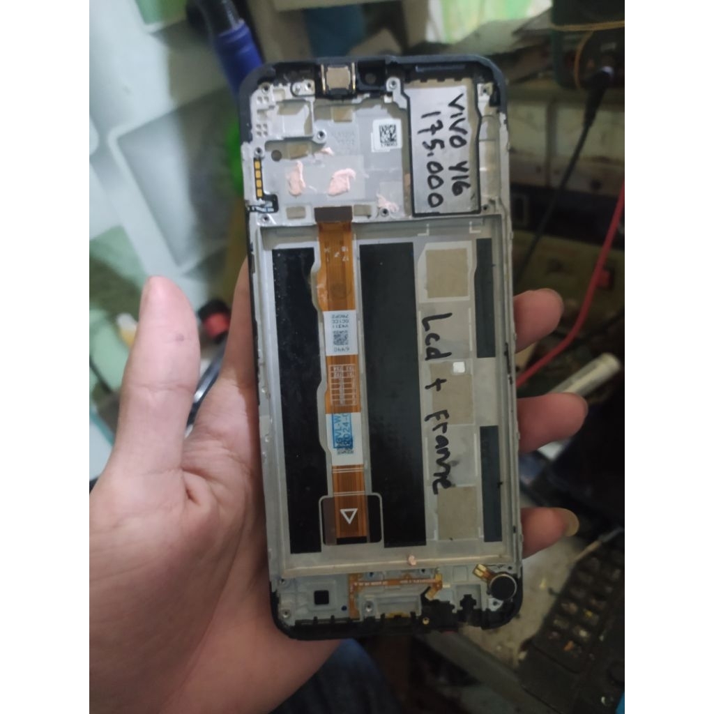 LCD Vivo Y16 Original Cabutan Second
