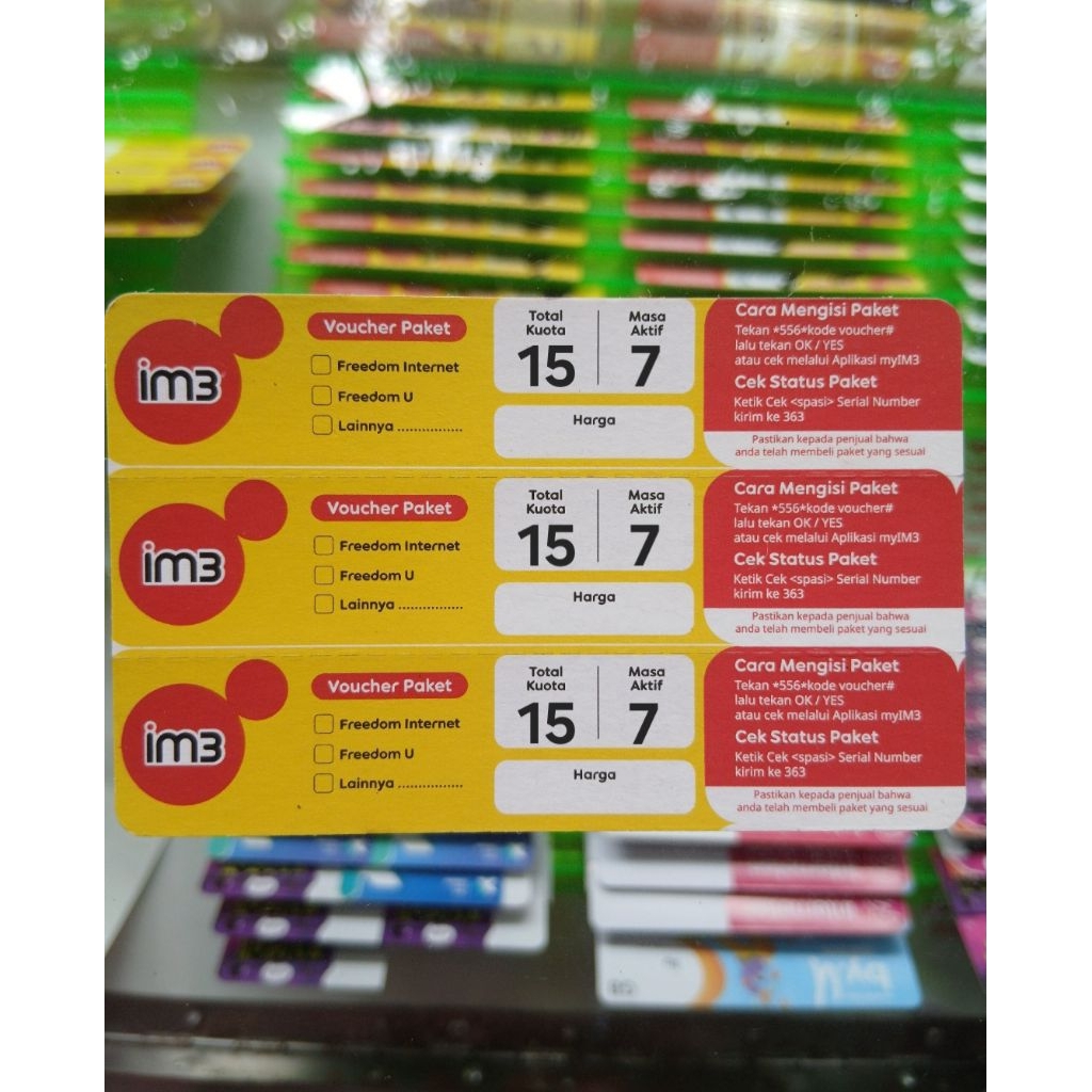 voucher kuota indosat/im3