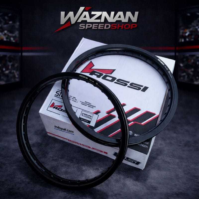 Velg rossi glossy kilap ring 17 hitam