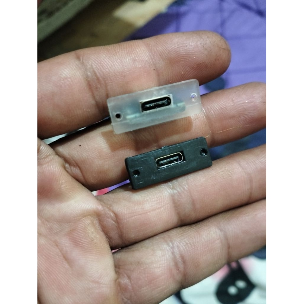 tatakan aja module tp4056 tipe c putih tembus cahaya