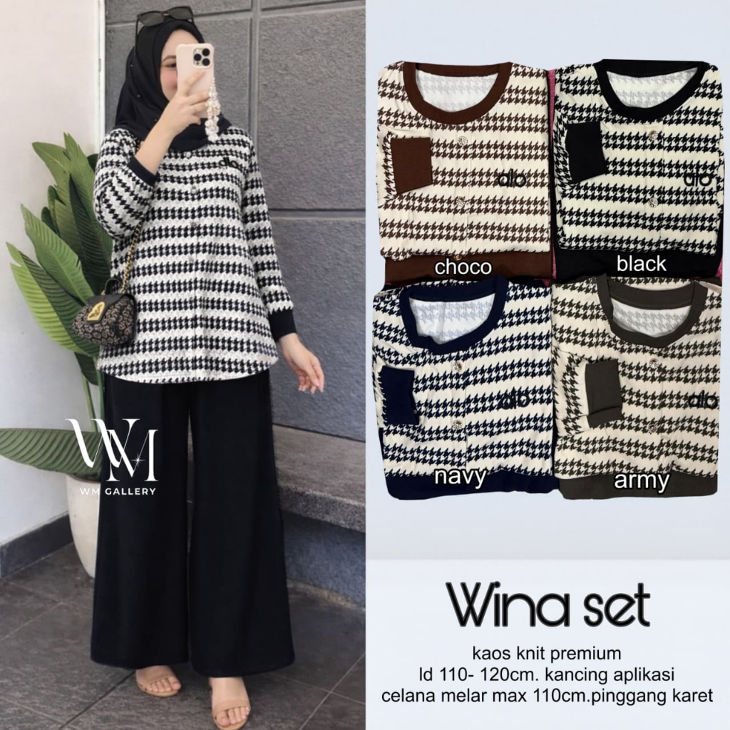 Pakaian Wanita WINA SET Trend FASHION HQ From Wm