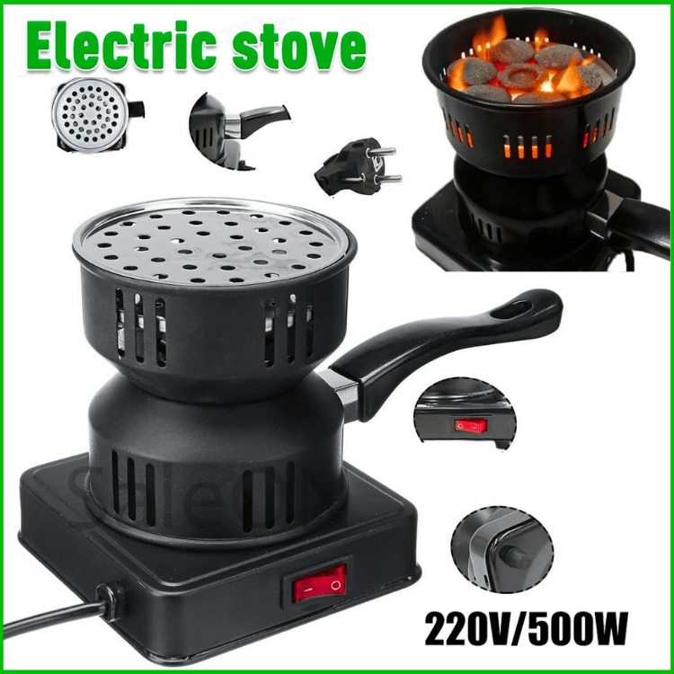 READY Kompor Listrik Serbaguna Panggangan Mini Pemanas Arang Hookah BBQ Charcoal Burner 500W
