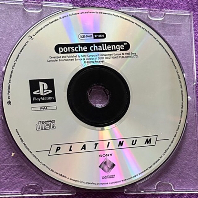 kaset ps1 ori pal porsche challenge