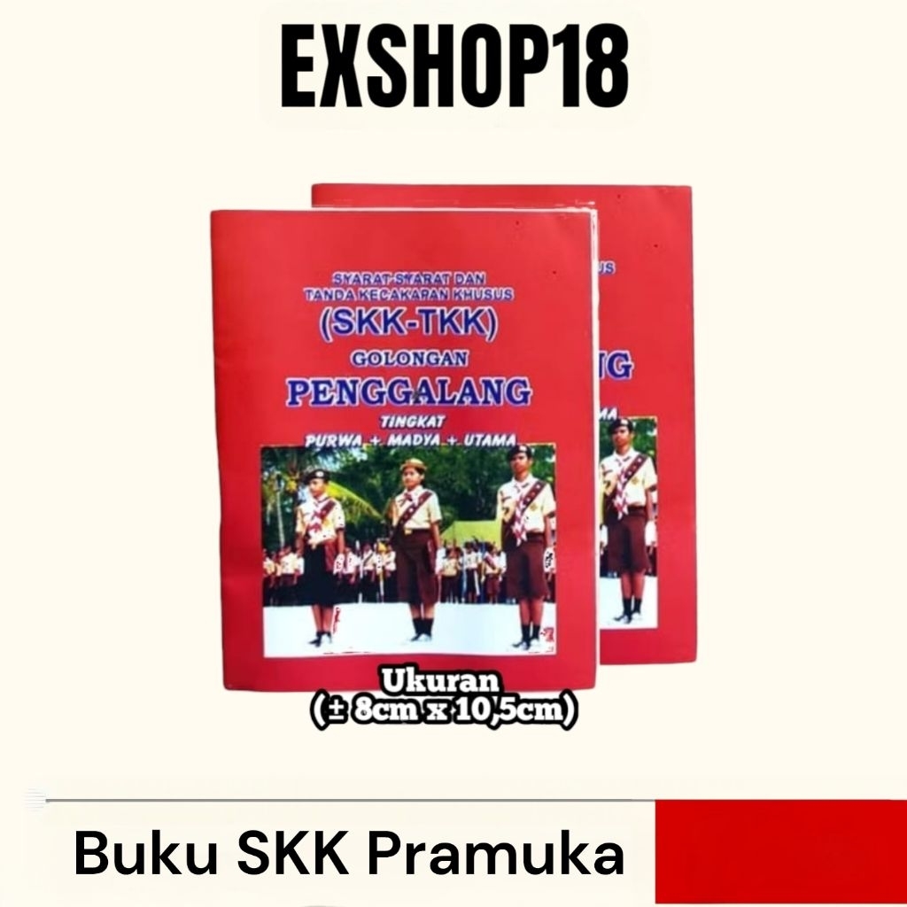 Buku SKK TKK Pramuka Merah (PENGGALANG) / Buku Pramuka SKK TKK