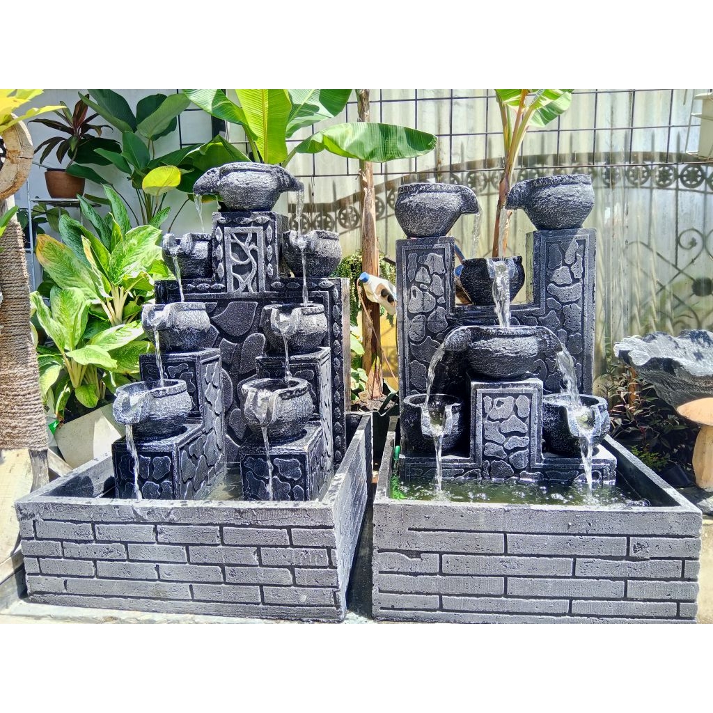 Kolam ikan Air Mancur Minimalis Hiasan Taman / Kolam ikan Minimalis