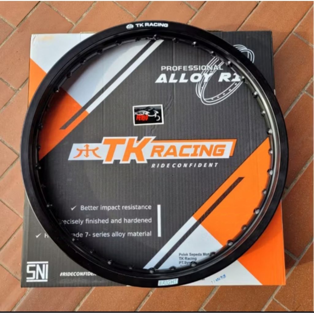 VELEG TK RACING RING 17 UKURAN 140 185 WARNA HITAM