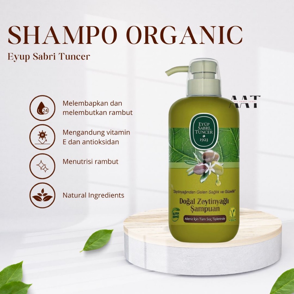 EYUP SABRI TUNCER ORGANIC SHAMPO ASLI TURKI