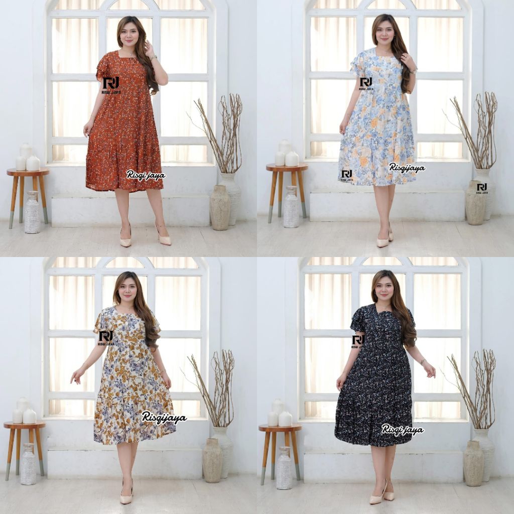 Daster Arina motif kekinian,Daster busui,Daster bumil motif kekinian