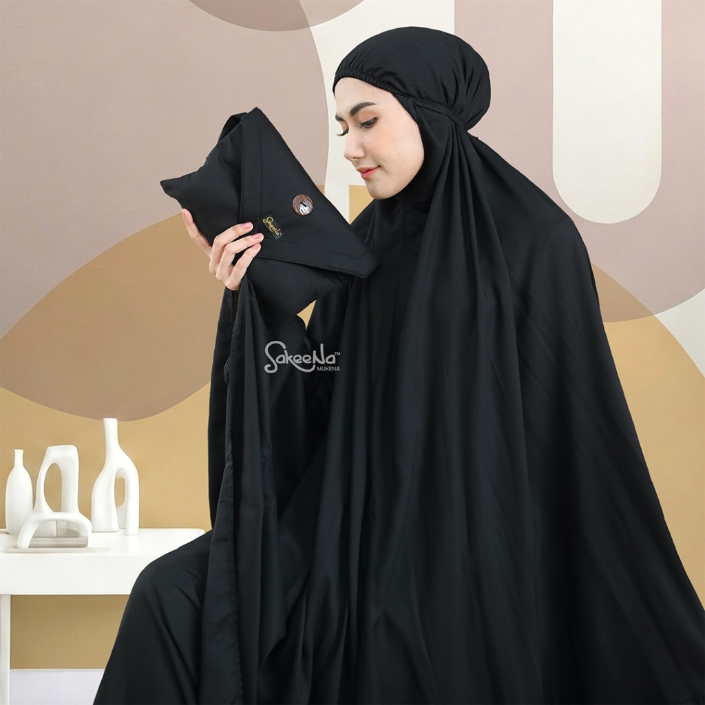 Mukena Bali SakeeNa Premium Jumbo Dewasa Rayon Polos