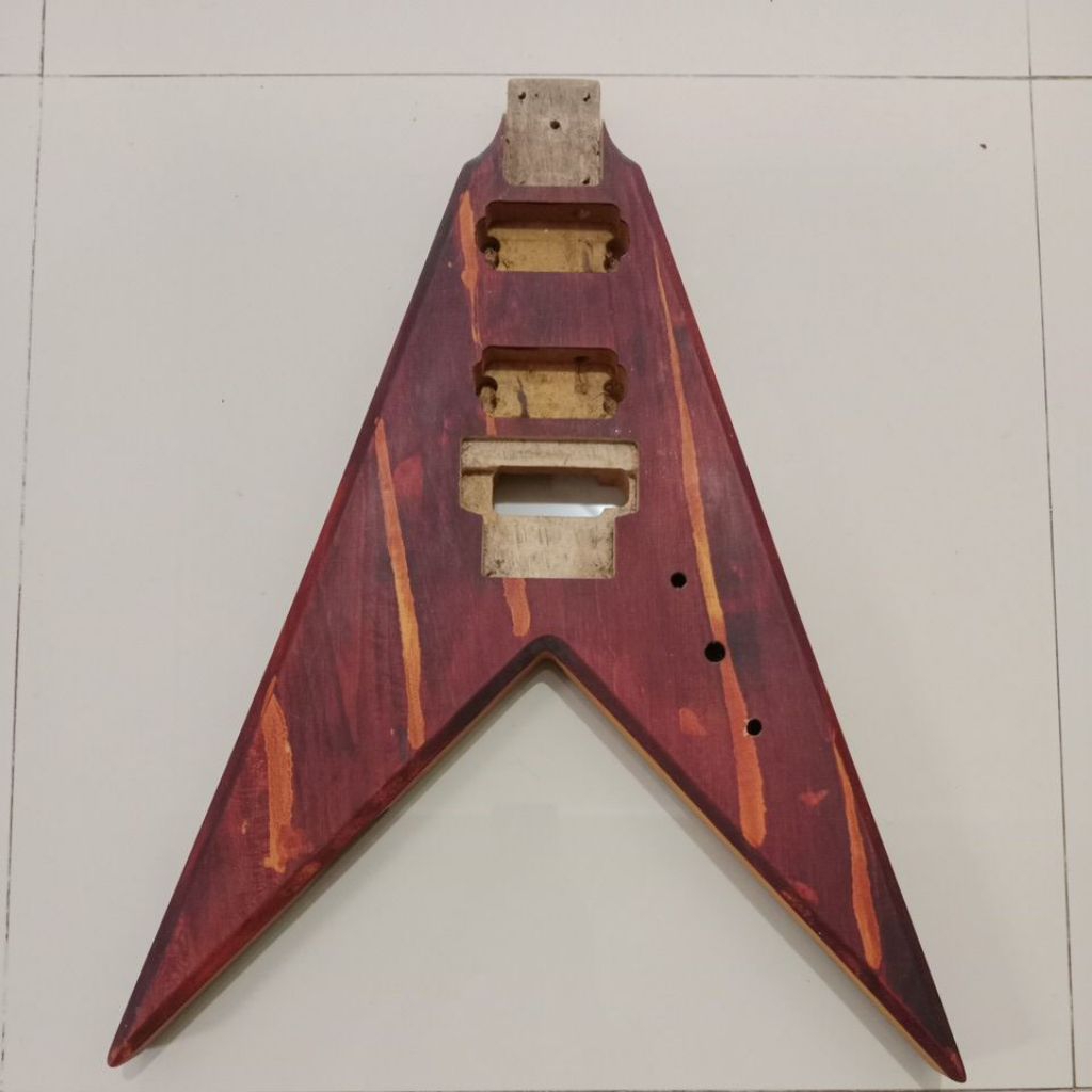 Body Gitar BC Rich Flying V Kerry King Original Pabrikan