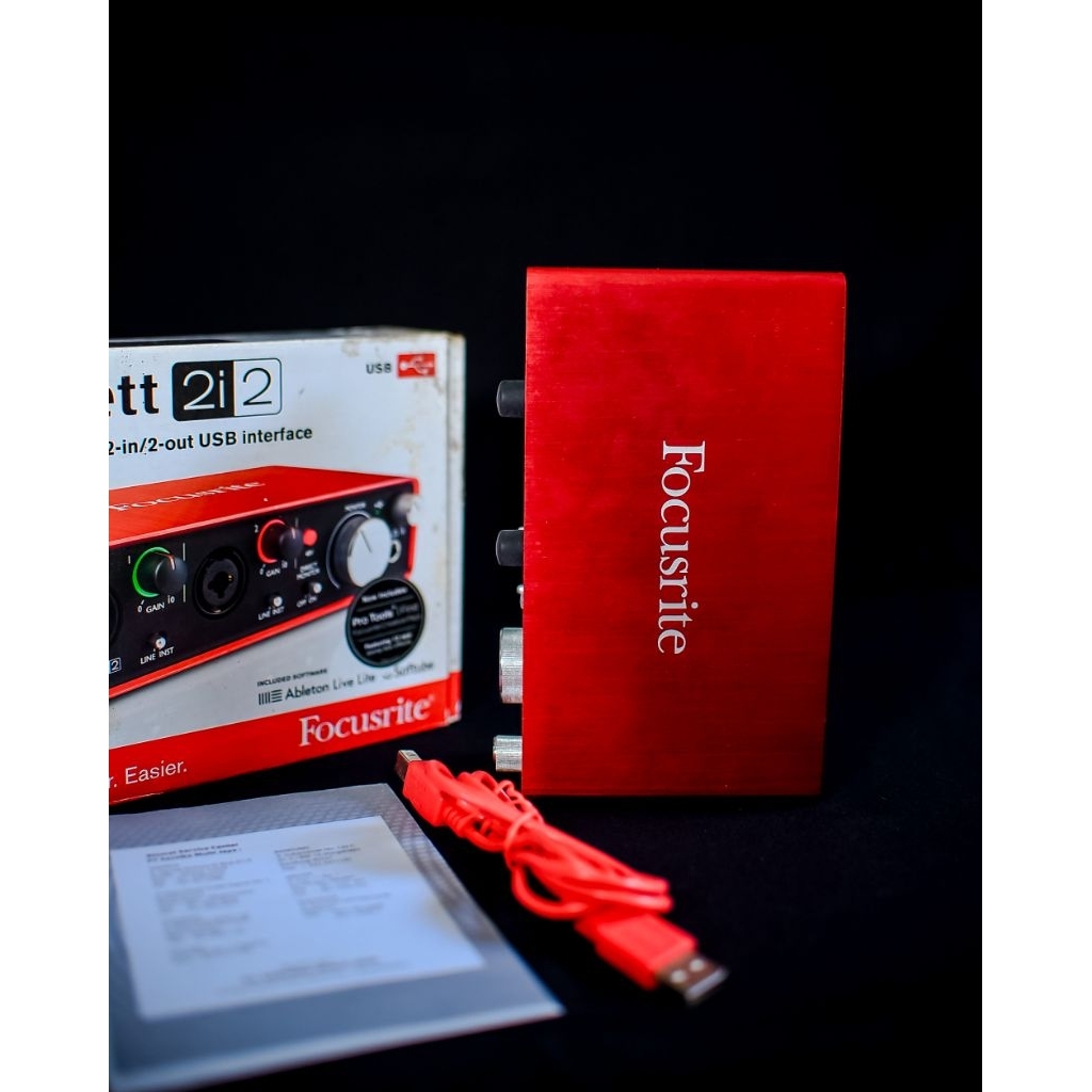 sound card focusrite 2i2 gen2