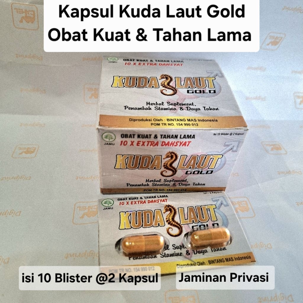 Kapsul Kuda Laut Herbal Suplemen
