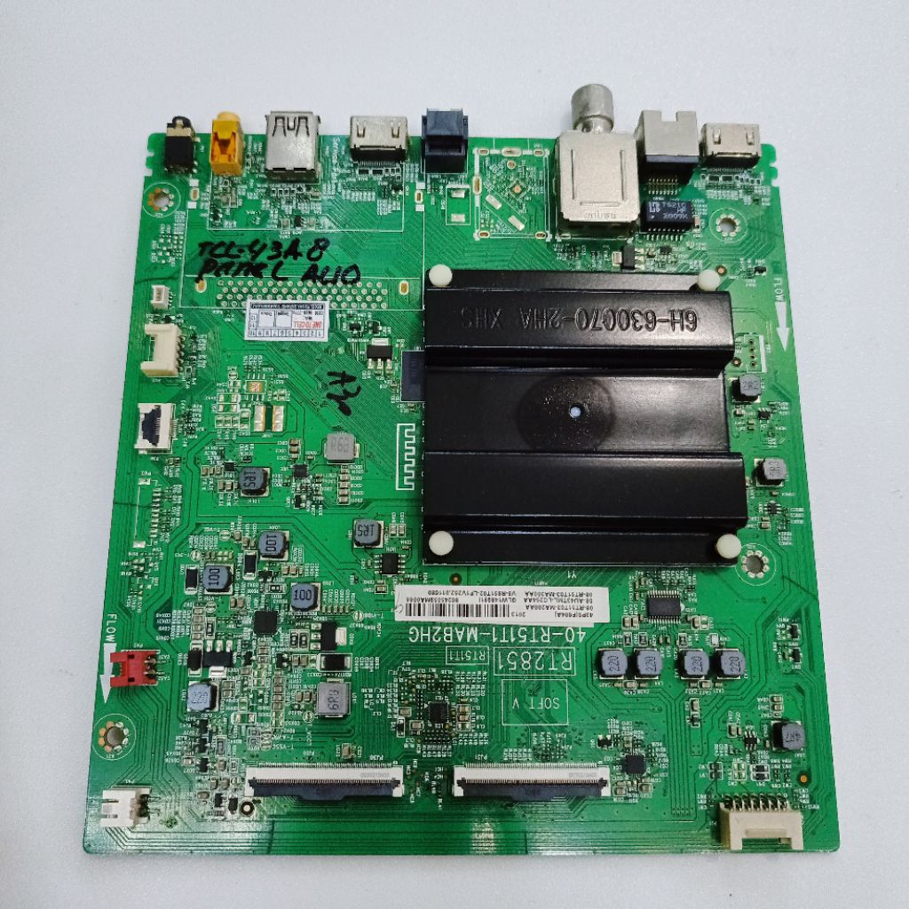 TCL 43A8 MENGGUNAKAN PANEL AUO - MAINBOARD TV TCL 43A8 PAKAI PANEL AUO - MB TCL 43A8 - MOTHERBOARD T