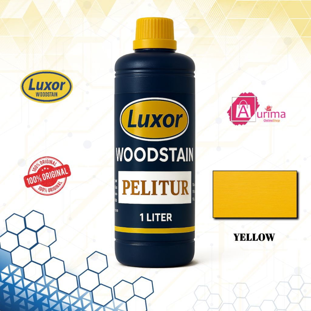 CAT KAYU LUXOR WOODSTAIN YELLOW CAT DEKORATIF KAYU INTERIOR DAN EXTERIOR KILAP NATURAL ANTI JAMUR