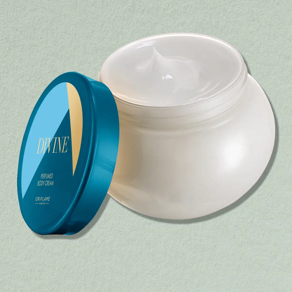Perfumed Body Cream Divine oriflame - Aroma Lembut, Melembapkan