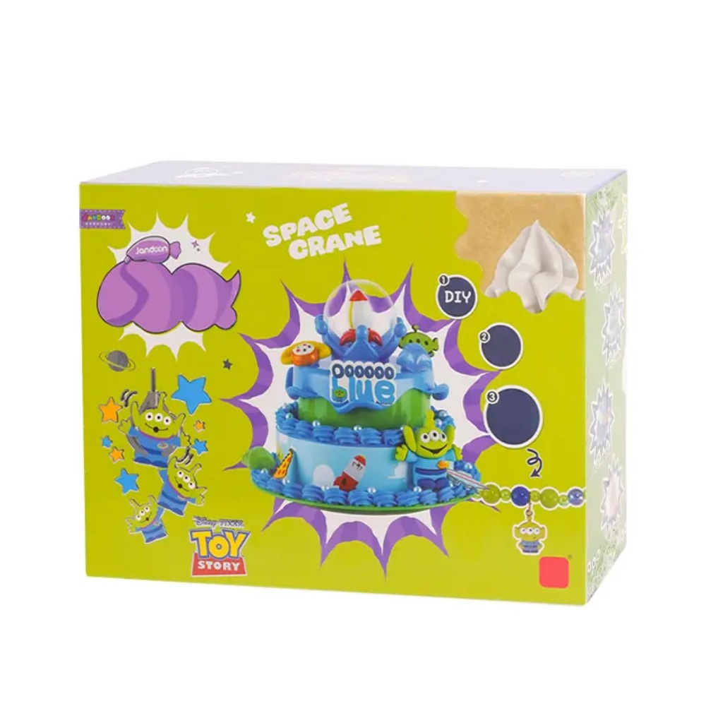 Jiandong DIY Creative Handicraft Cream Clay Alien | Mainan Kue Ulang Tahun Anak Cowok Toy Story