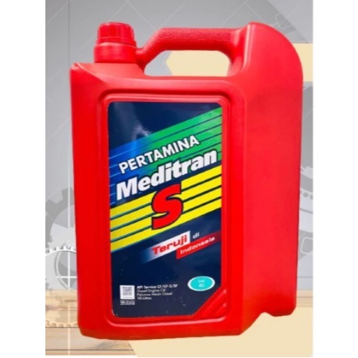 OLI PERTAMINA MEDITRAN S 40 sae 40 10 LITER OLI MESIN DIESEL SOLAR PERTAMINA MEDITRAN S 40