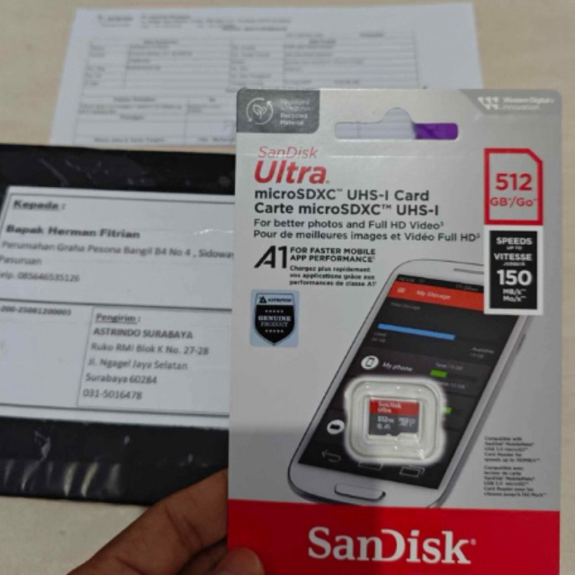 Sandisk original 512 GB Astrindo