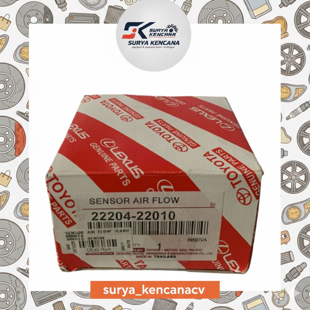 SENSOR AIR FLOW (CABUTAN) 22204-22010 TOYOTA INNOVA BENSIN ORI G 058764