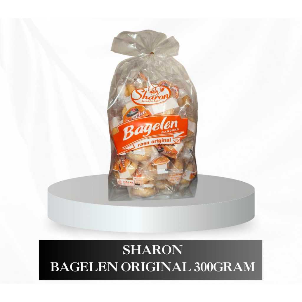ROTI BAGELEN SHARON 300GRAM & 320GRAM / ROTI KERING / BAGELEN COKLAT / KEJU / DURIAN / ORIGINAL / SN