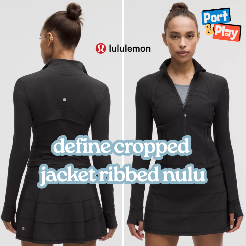 Define Cropped Jacket Ribbed Nulu - Lululemon