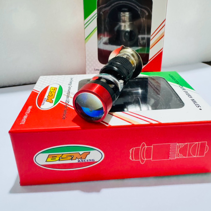 lampu utama motor h6 bluelens cahaya putih kuning terang seperti biled lampu depan motor