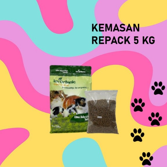 MAKANAN KUCING | IM ORGANIC | IM ORGANIC KBM 5 KG REPACK