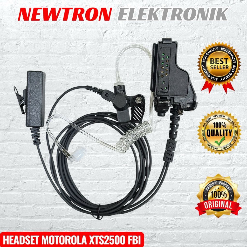 Headset HT Motorola XTS2500 FBI XTS3000 Headseat Headfree Hetset Earphone XTS 2500 3000