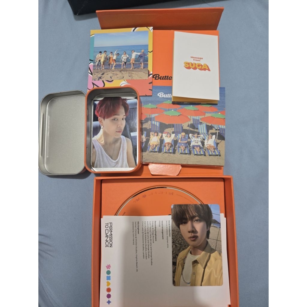 BTS ALBUM BUTTER ORANGE VER. UNSEALED PC JIMIN