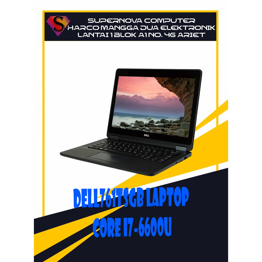 DELL761TSGB Laptop Core i7-6600U@2.60GHz