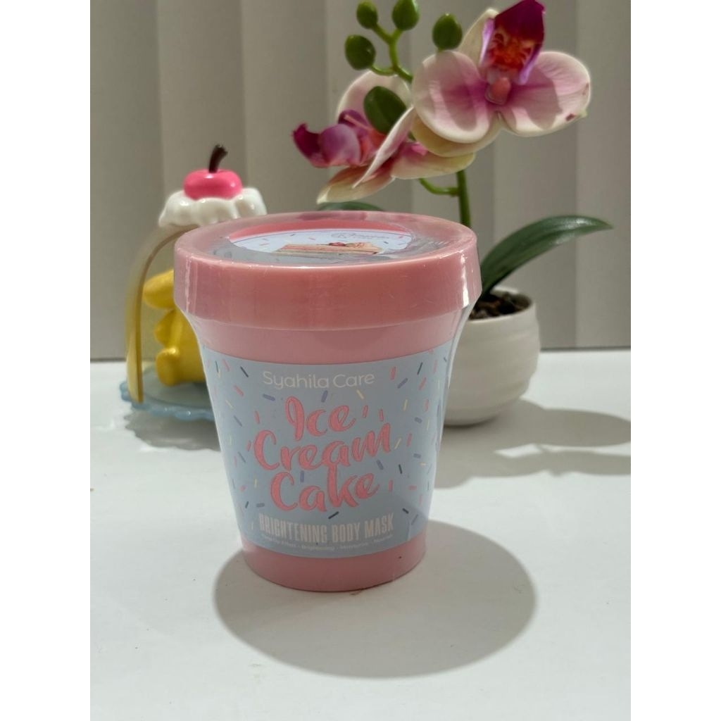 Ice Cream Cake Brightening Body Mask Syahila Care