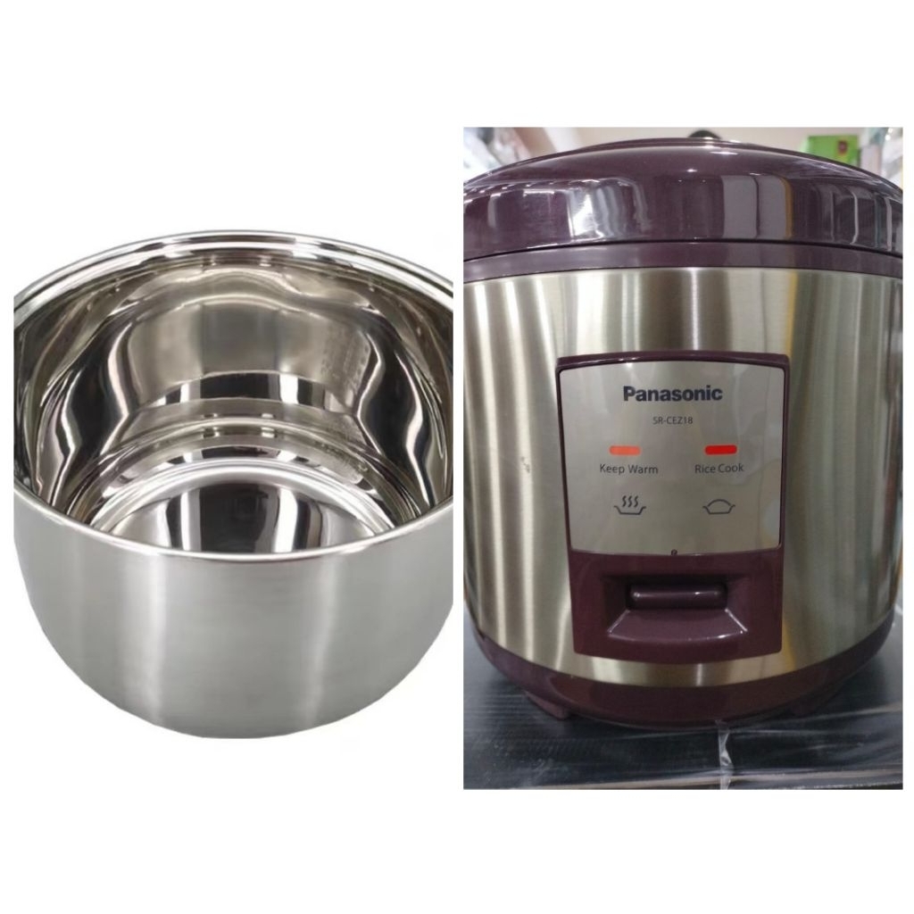 (PANCI SAJA) Panci Stainless Steel Innerpot Utk Rice Cooker Panasonic SR-CEZ18