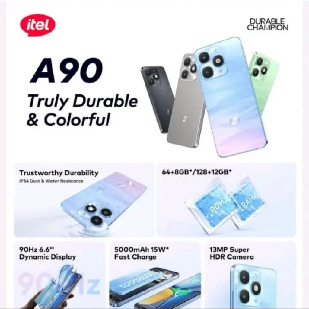 ITEL SMARTPHONE A90 64 GB