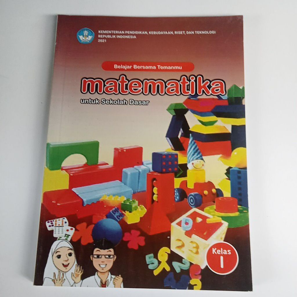 buku matematika kelas 1 SD Mendikbud BSE 2021