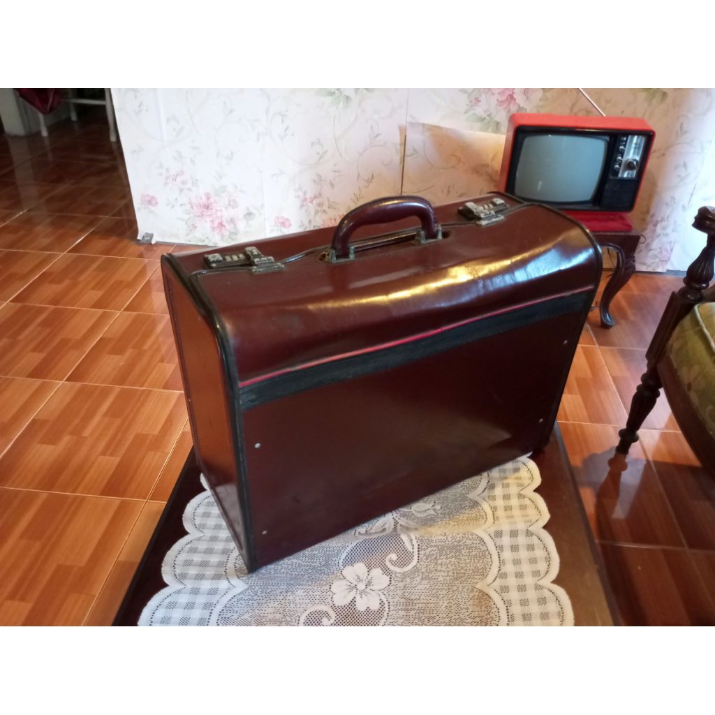 Koper Kulit Jadul Merk OXFORD Antik Vintage Lawas Tua Kuno Retro