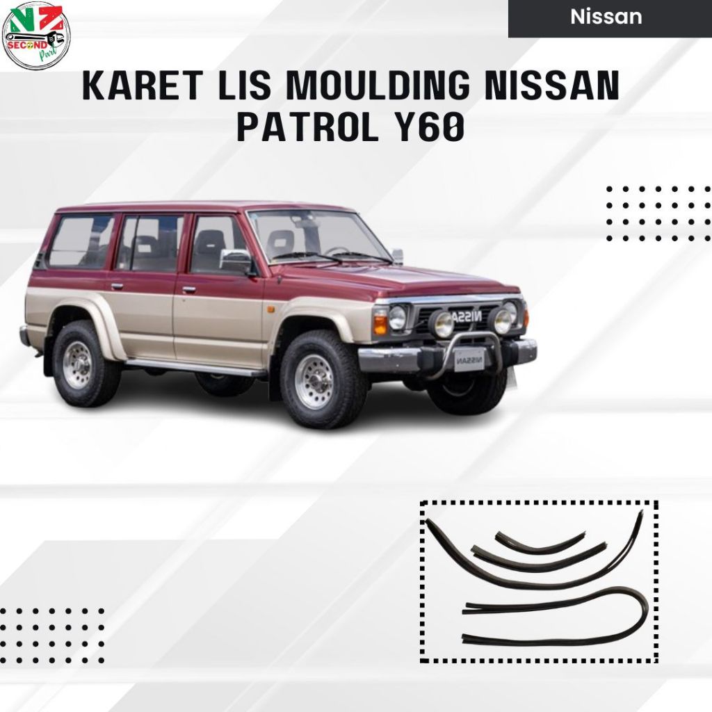 Lis Moulding Karet Nissan Patrol | Pelindung Body Mobil