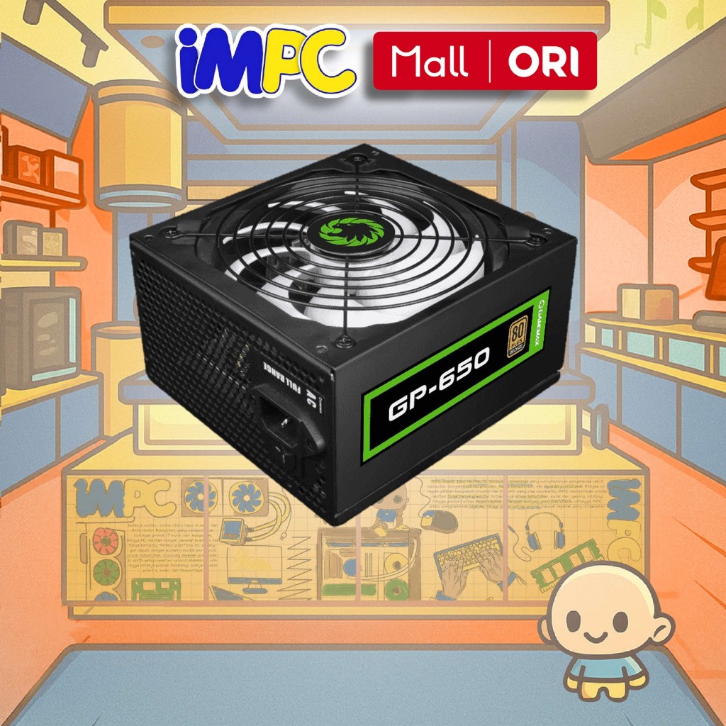 GAMEMAX PSU 650W GP-650 80+ Bronze