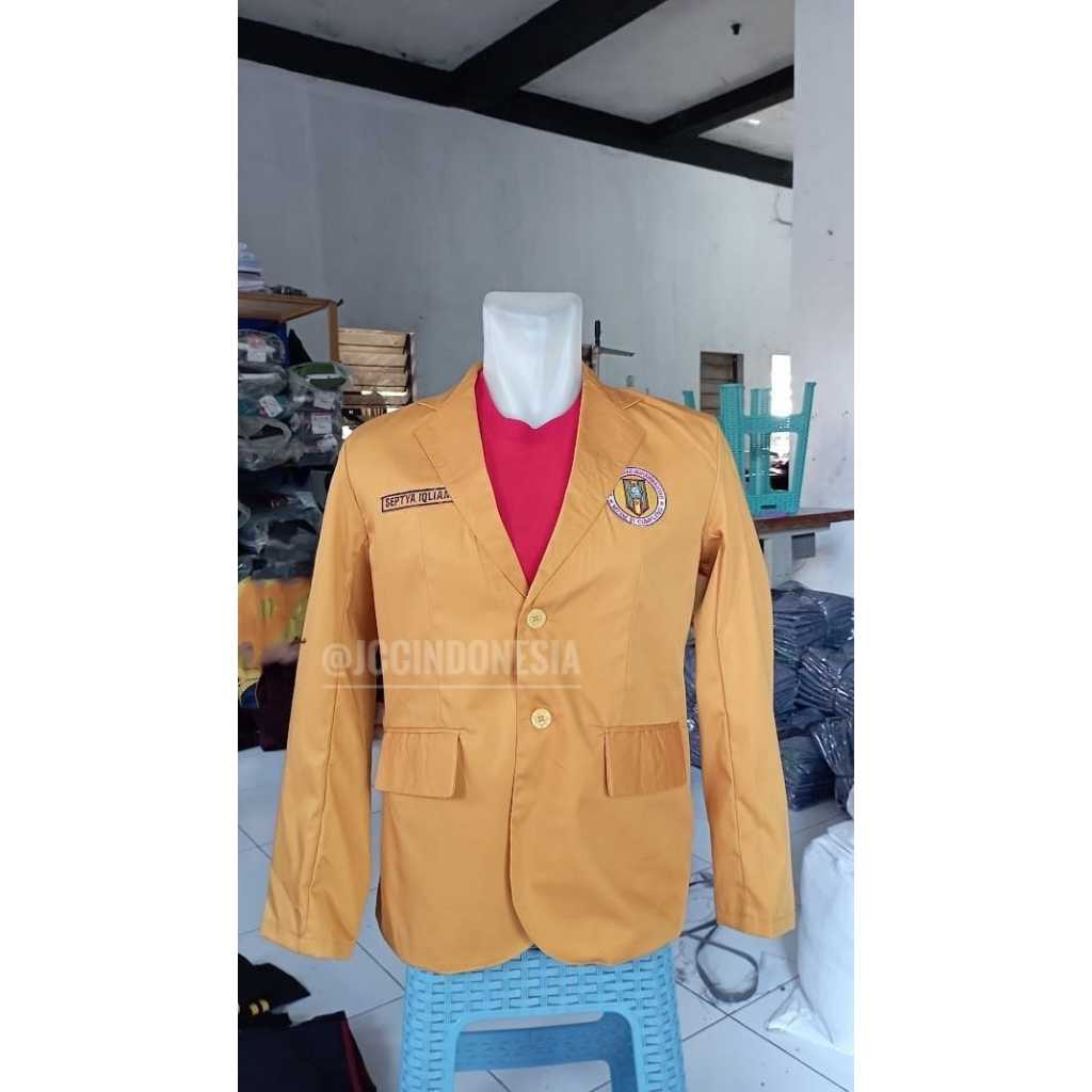 READY STOCK JAS ALMAMATER IPM, JAS IPM KUNING KUNYIT K08 CUSTOM BEBAS LOGO CUSTOM CABANG IPM (PAKAI 