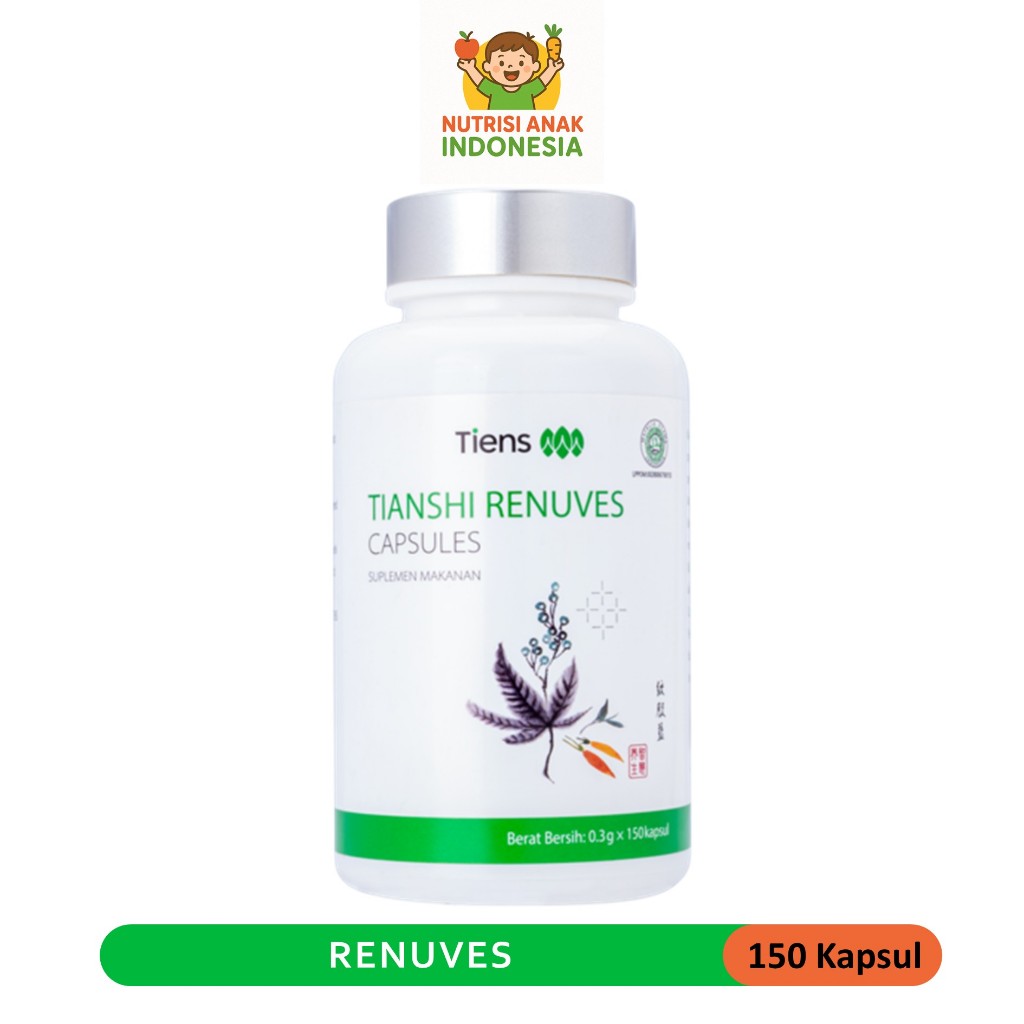 Tiens Renuves Capsules -  Mengatasi Mata Minus Plus Rabun Silinder Asma Sesak Nafas Dan Vertigo