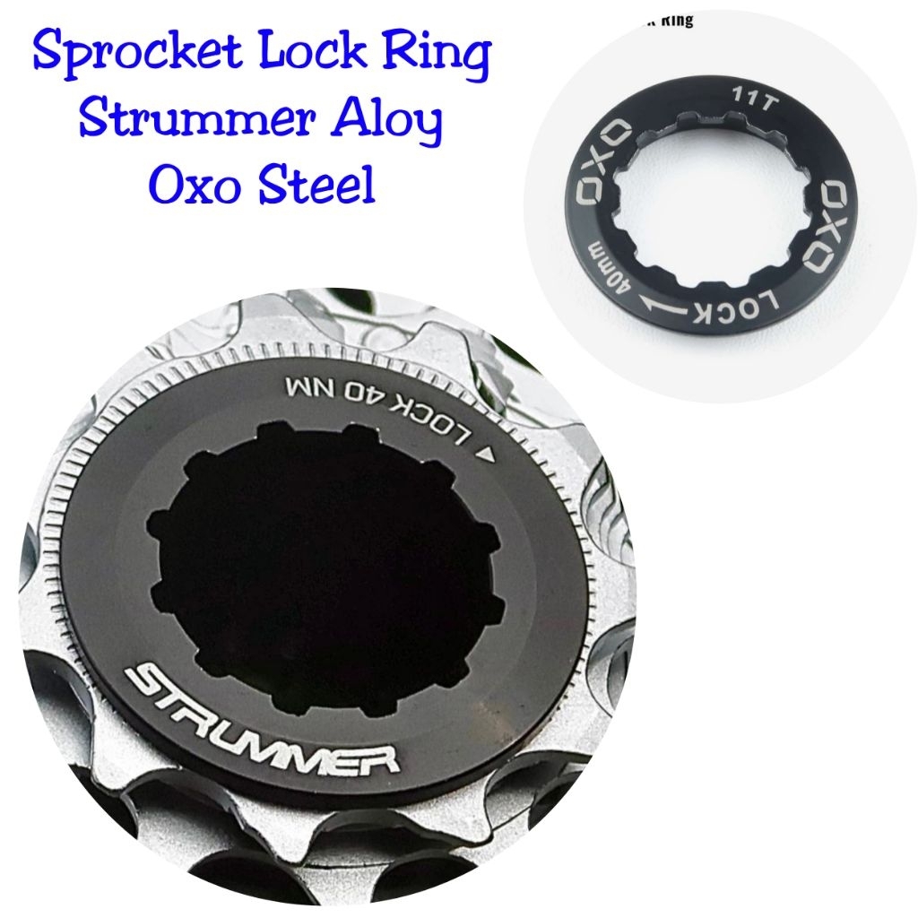 PENGUNCI SPROCKET / PENUTUP SPROCKET / SPROCKET LOCK RING STRUMMER / OXO 11T