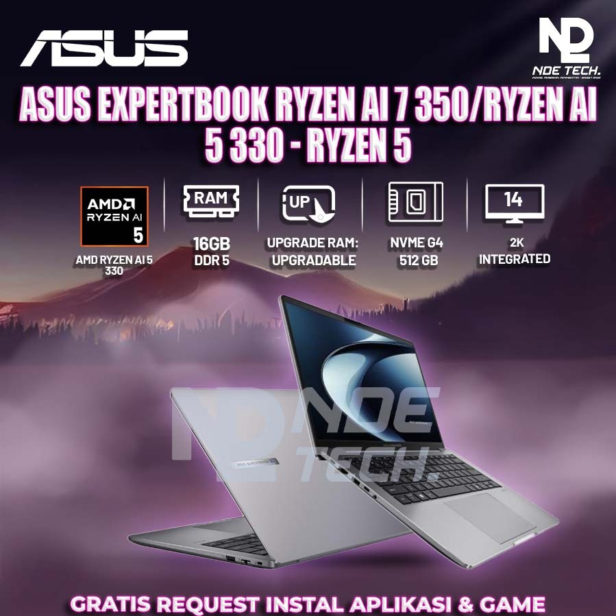 ASUS EXPERTBOOK RYZEN AI 7 350/RYZEN AI 5 330