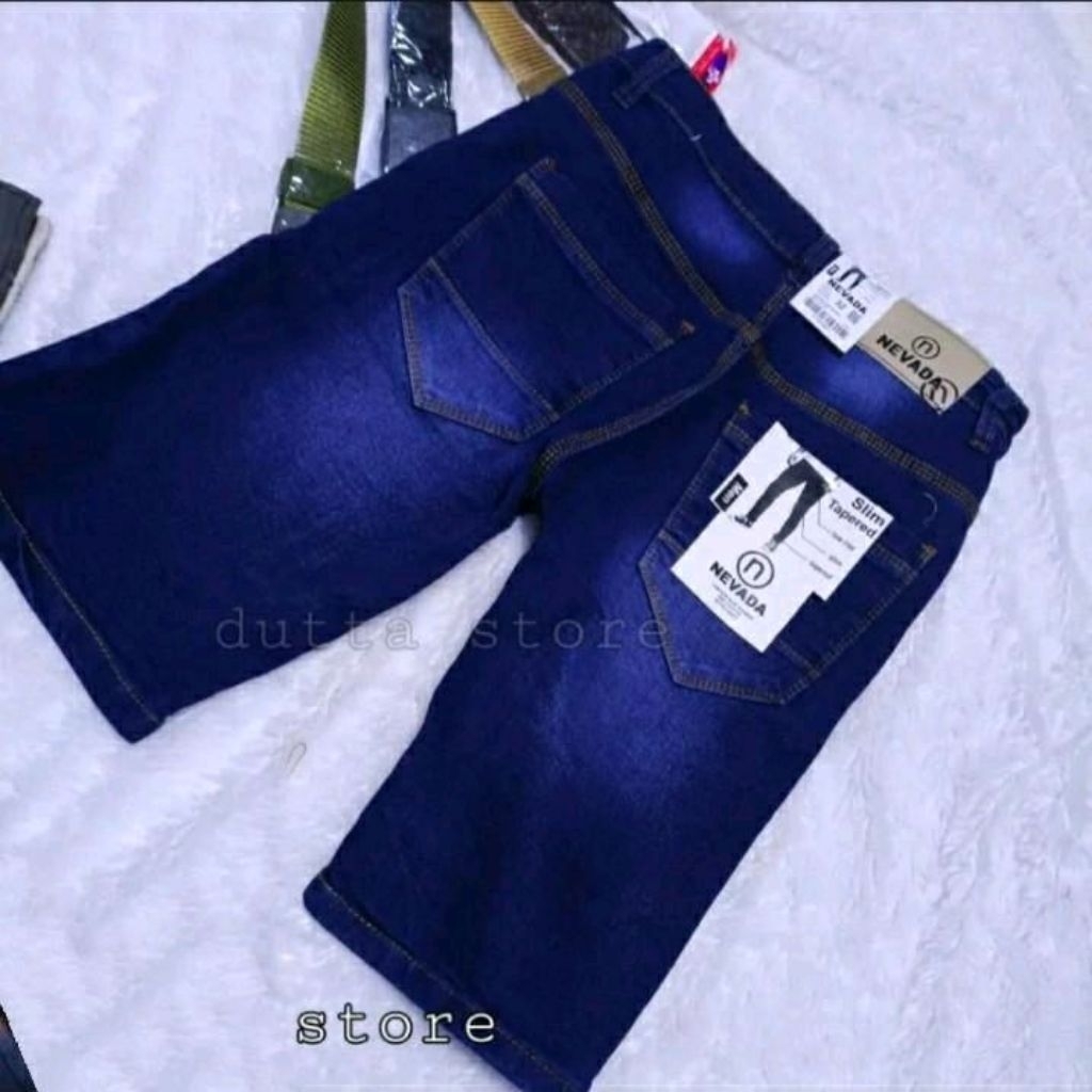 Celana pendek jeans melar nevada- celana pendek pria