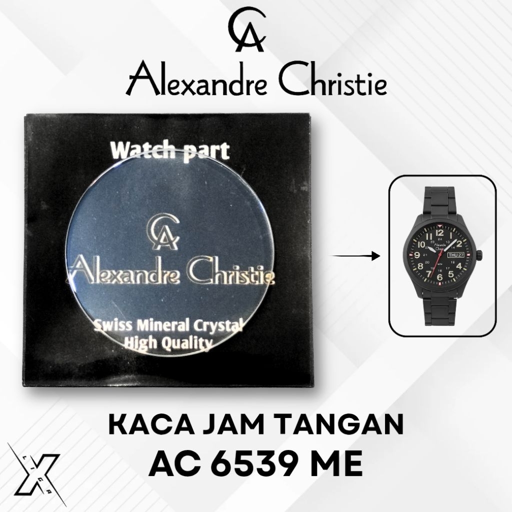 Kaca Jam Tangan Alexandre Christie AC 6539 ME