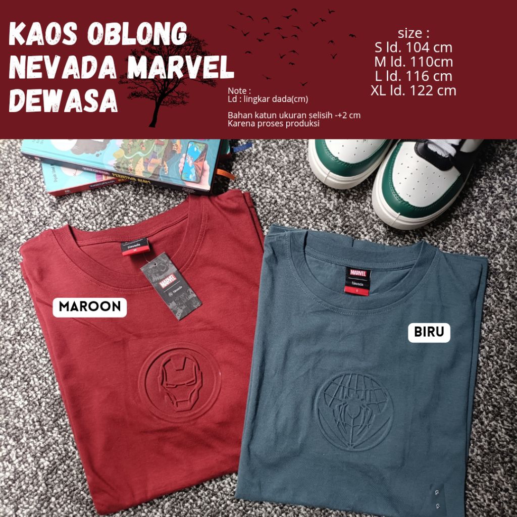 Kaos Nevada Marvel dewasa original