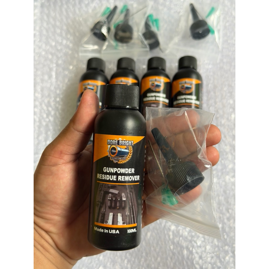 Gun powder residu remover ( cairan pembersih alur laras dari residu & kotoran )