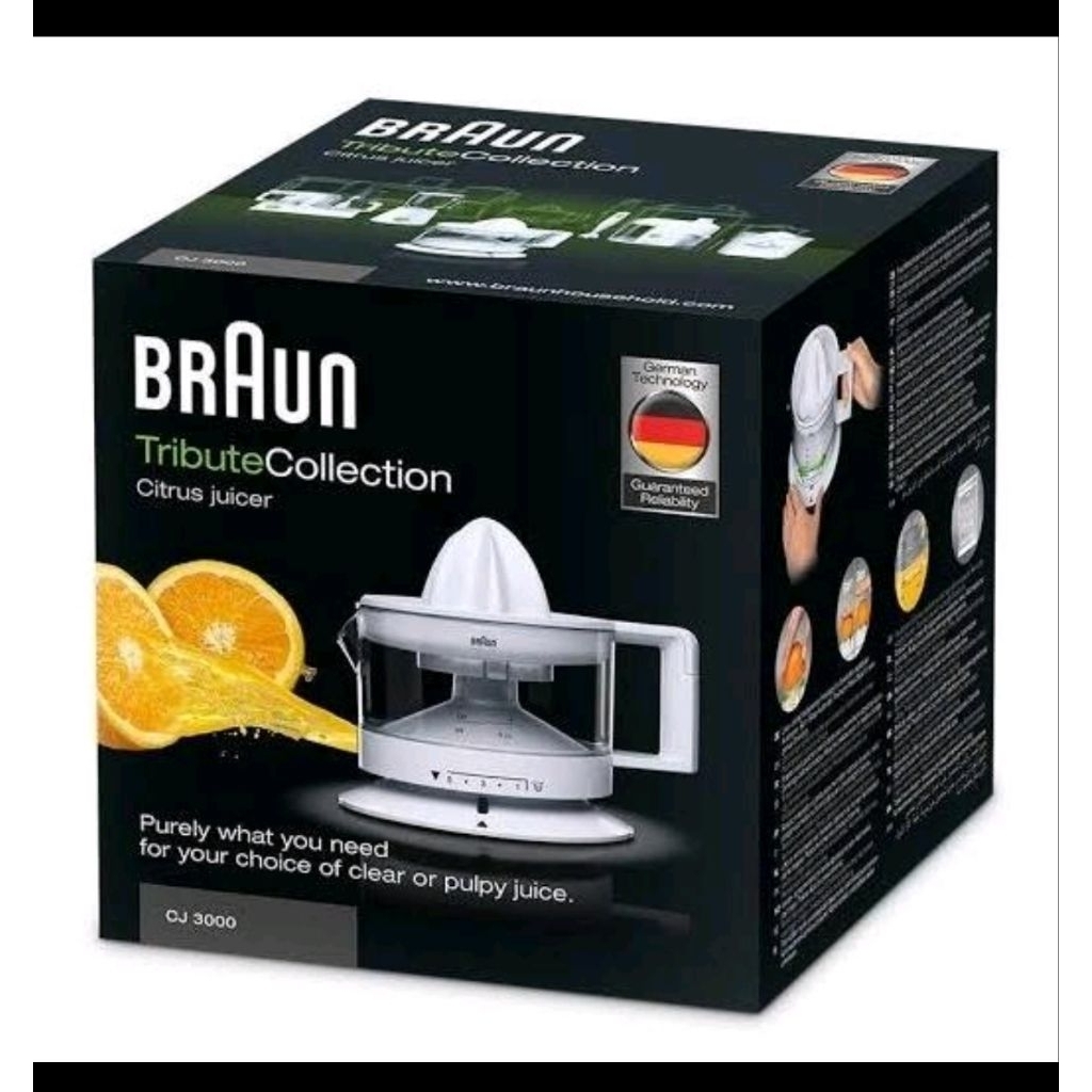 BRAUN CITRUS JUICER CJ 3000 PERAS JERUK LISTRIK