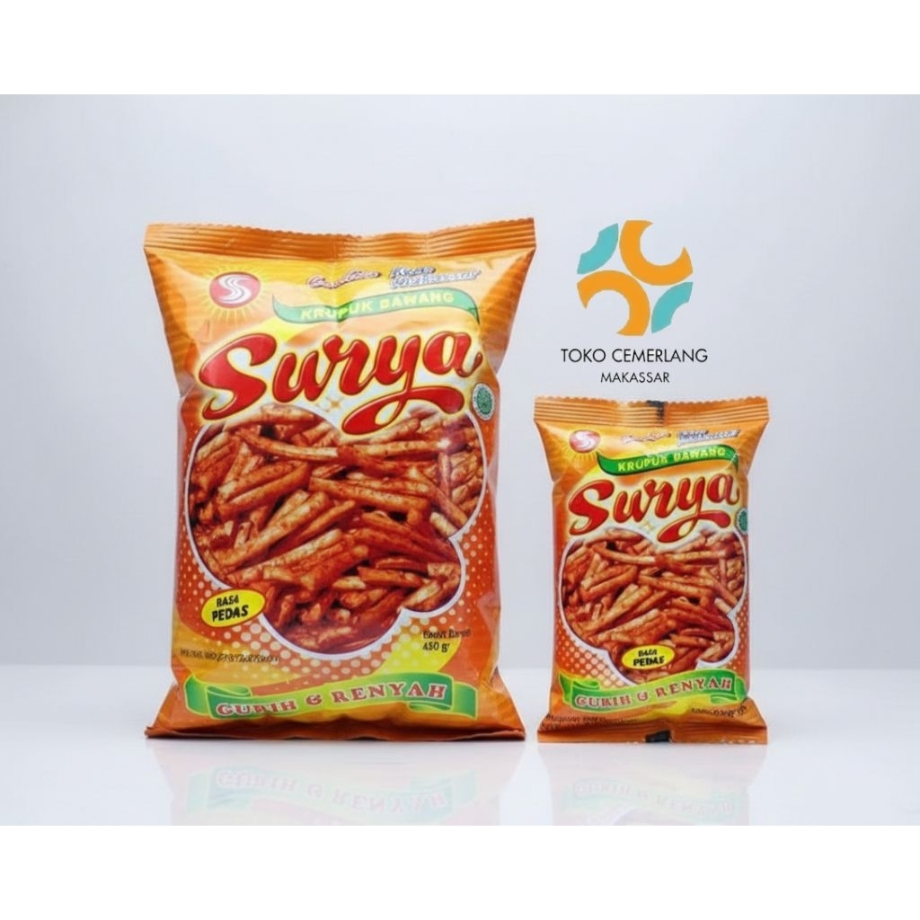 KRUPUK BAWANG SURYA KHAS MAKASSAR